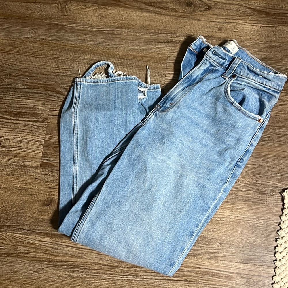 Curve love ultra high rise ankle length straight jeans